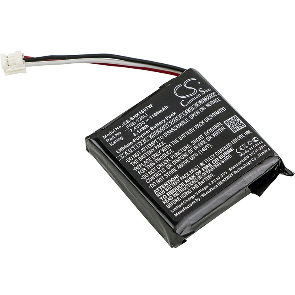 Batteri til Standard Horizon FNB-124LI 1100 mAh