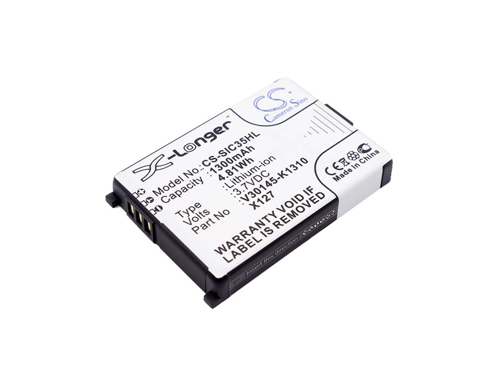 Batteri til Siemens V30145-K1310-X127,L36880-N5401-A102,V30145-K1310-X132 1300 mAh