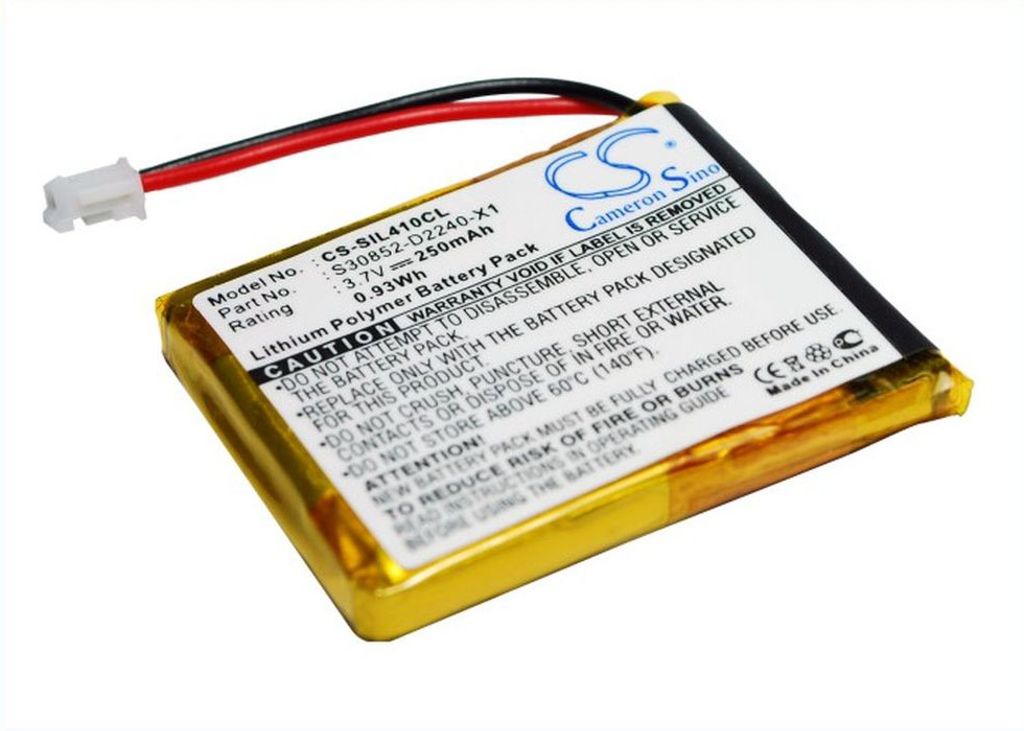 Batteri til Siemens S30852-D2240-X1,V30145-K1310-X448,F39033-V328-C901,V30145-K1310-X458 250 mAh