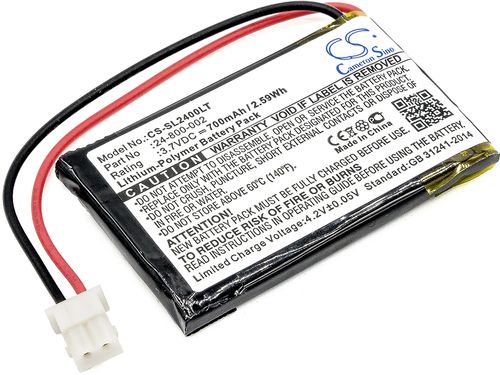 Batteri til Solar LED Light 24-800-002,24-800-006,PLB-24-800-006 700 mAh
