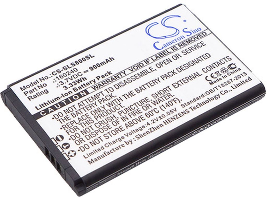 Batteri til SteelSeries 160240 900 mAh