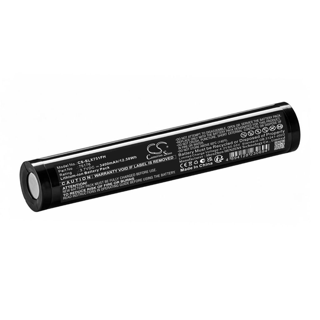 Batteri til Streamlight 75176 3400 mAh