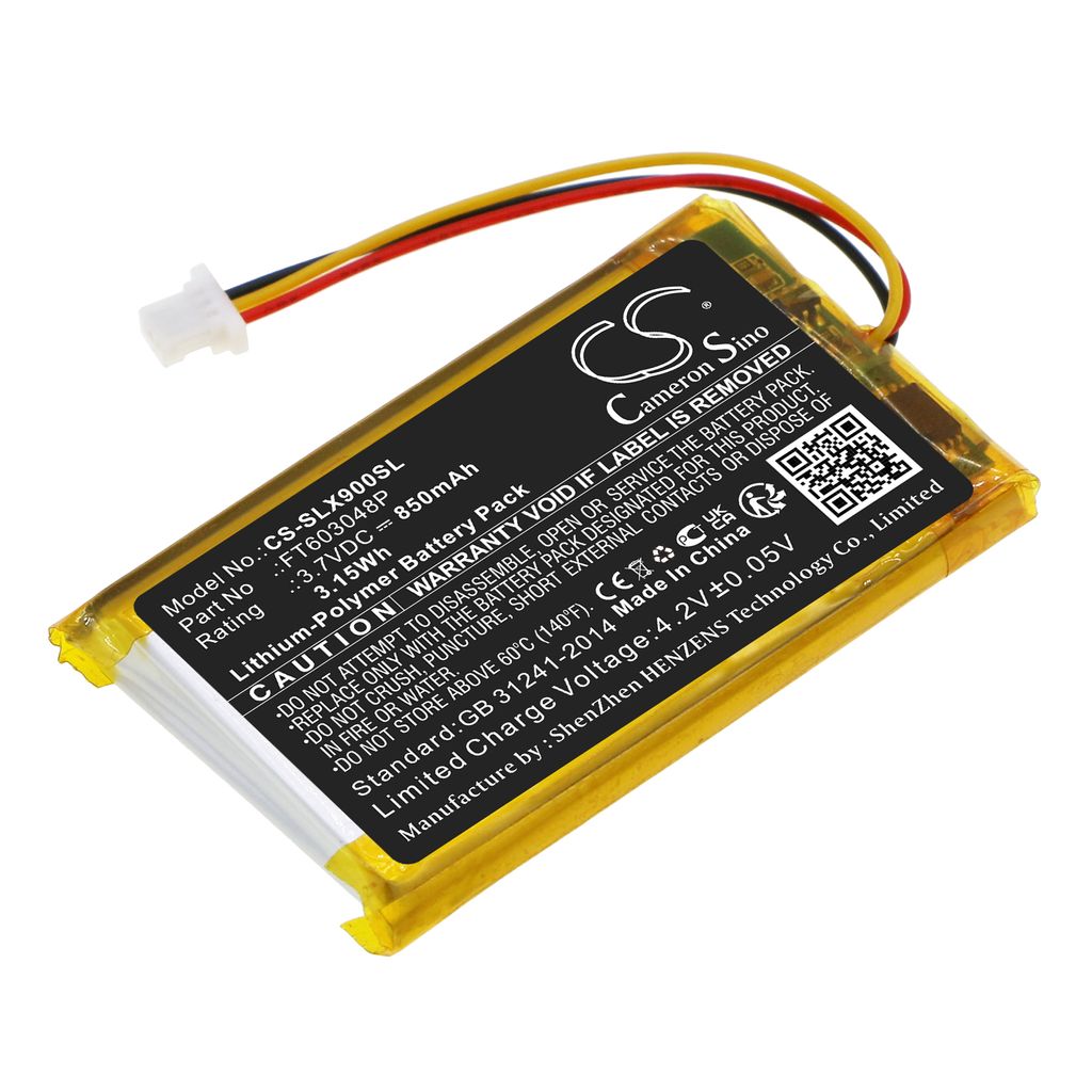 Batteri til SteelSeries FT603048P 850 mAh