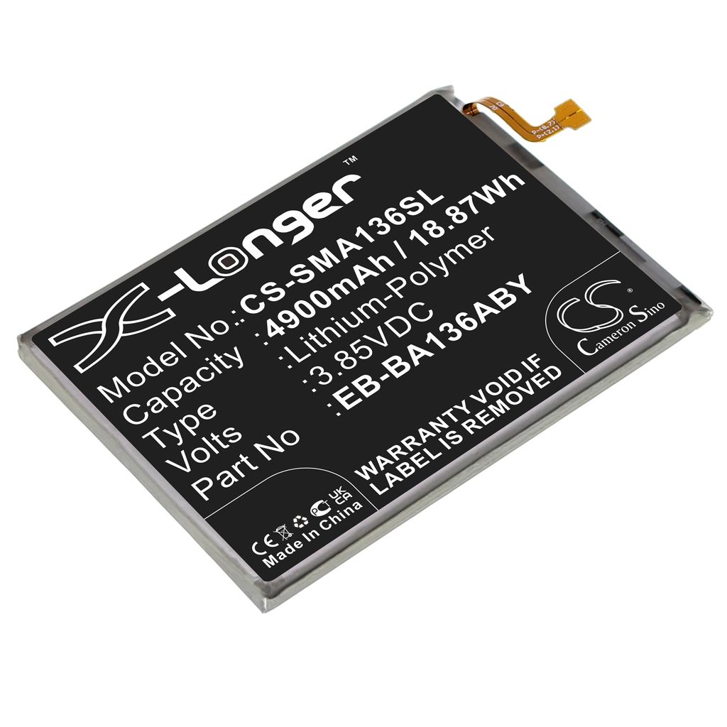 Batteri til Samsung EB-BA136ABY,GH82-27431A 4900 mAh