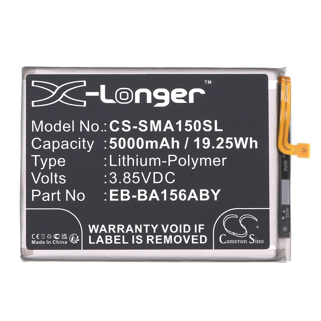Batteri til Samsung EB-BA156ABY,GH82-33639A 5000 mAh