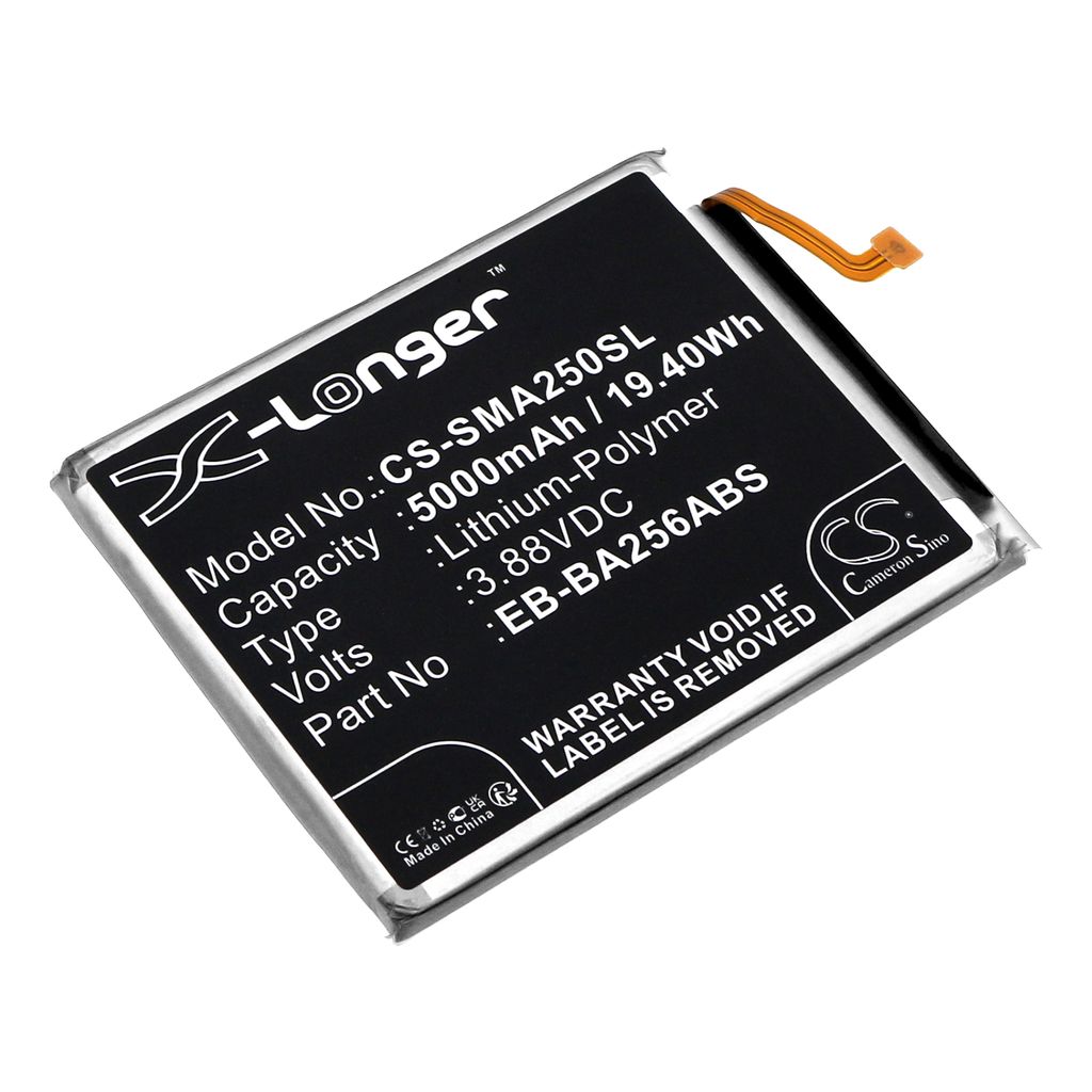 Batteri til Samsung EB-BA256ABS 5000 mAh
