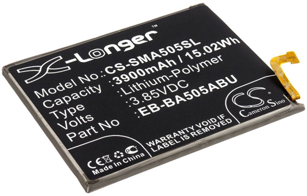 Batteri til Samsung EB-BA505ABN,EB-BA505ABU,GH82-19269A 3900 mAh