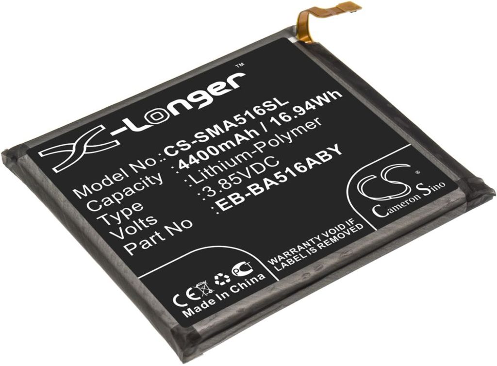 Batteri til Samsung EB-BA516ABY,GH82-22889A 4400 mAh