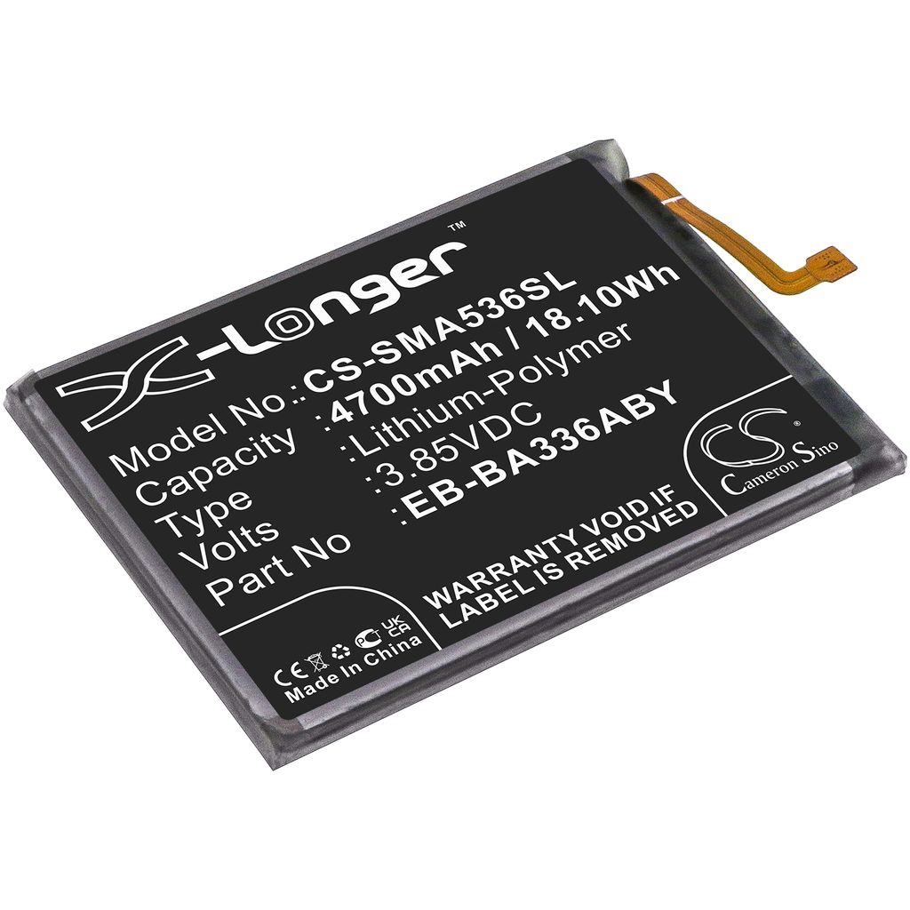 Batteri til Samsung EB-BA336ABY,EB-BA536ABY,GH82-28027A,GH82-28146A 4700 mAh