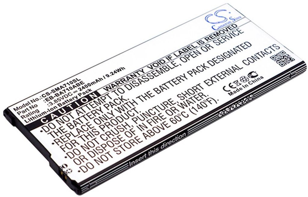 Batteri til Samsung EB-BA710ABE 2400 mAh