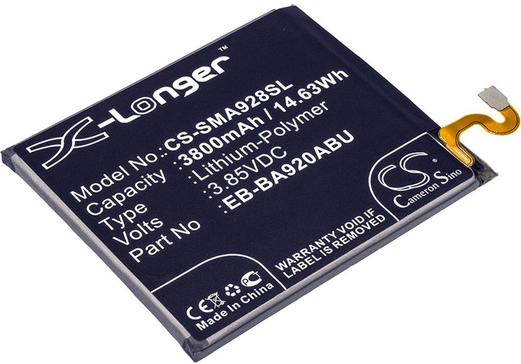 Batteri til Samsung EB-BA920ABU,GH82-18306A,EB-BA920ABE 3800 mAh