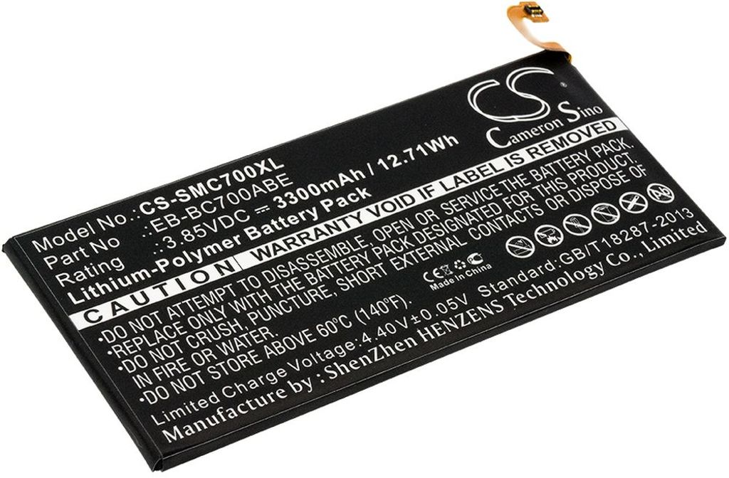 Batteri til Samsung EB-BC700ABE,EB-BC700ABA,EB-BC701ABE 3300 mAh