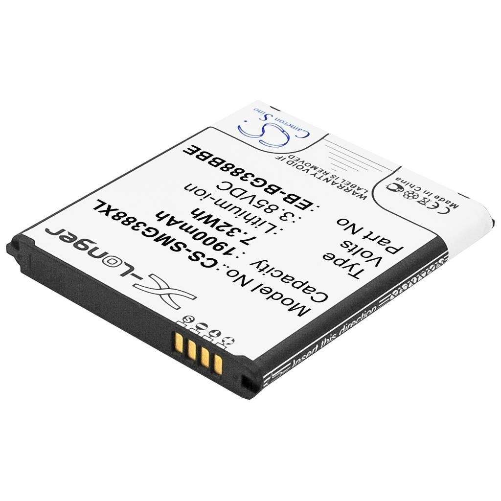 Batteri til Samsung EB-BG388BBE,EB-BG388BBECWW,GH43-04433A 1900 mAh