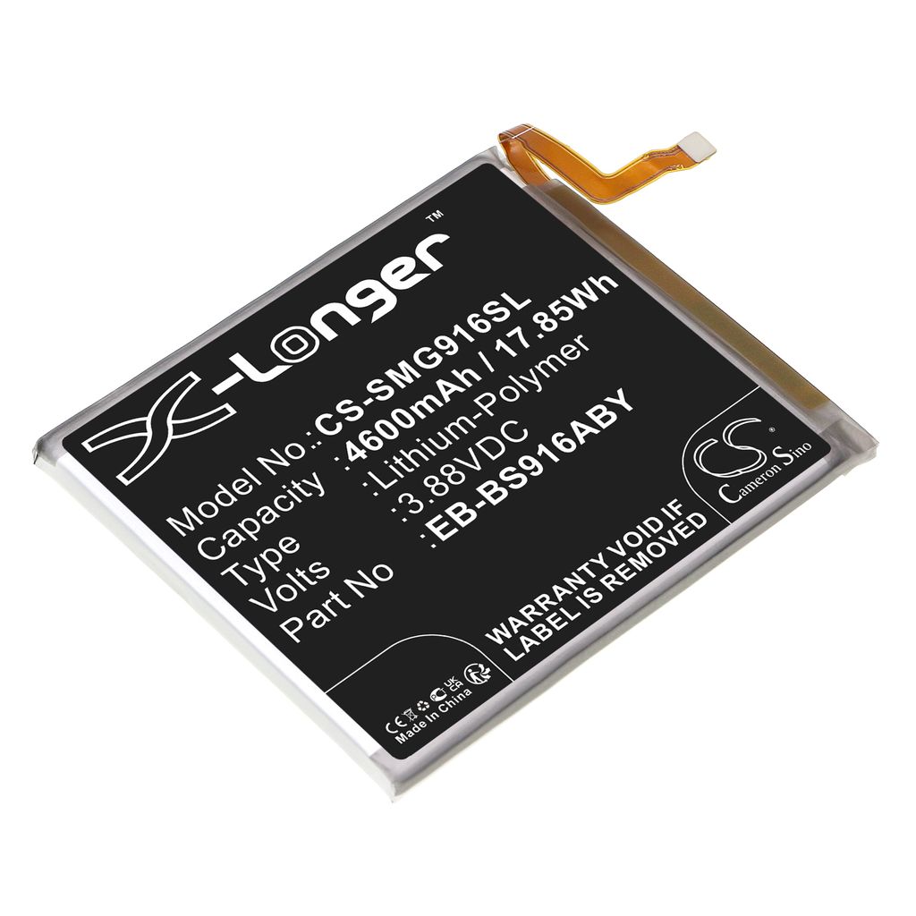Batteri til Samsung EB-BS916ABY,GH82-30470A 4600 mAh