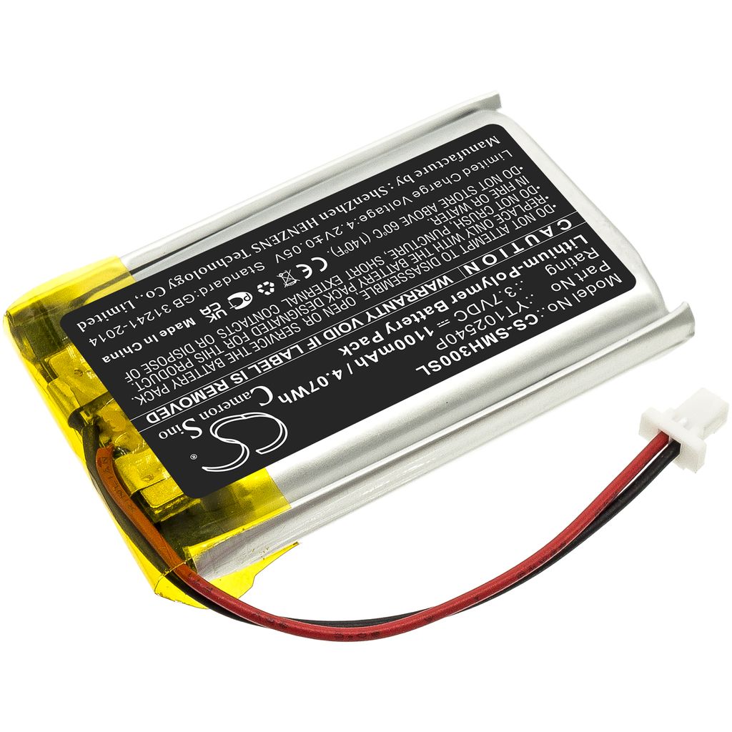 Batteri til Sena YT102540P 1100 mAh