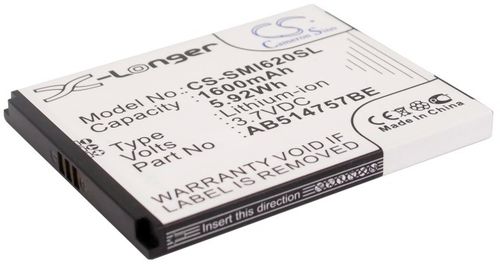 Batteri til Samsung AB414757BE,AB514757BE 1600 mAh