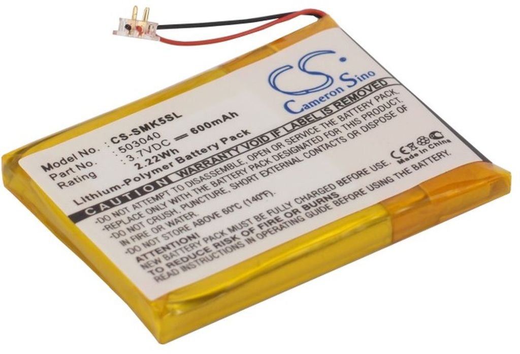 Batteri til Samsung 503040 600 mAh