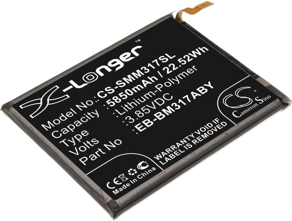 Batteri til Samsung EB-BM317ABY,GH43-05043A,GH82-23775A 5850 mAh