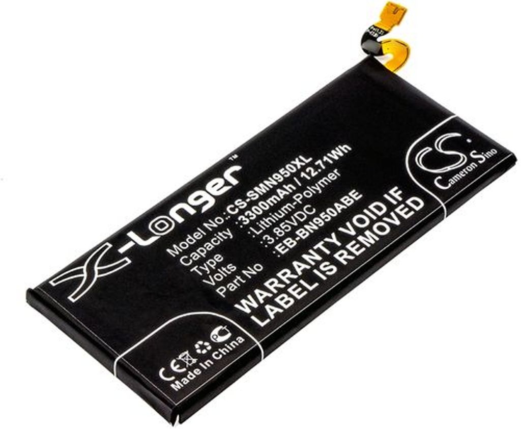 Batteri til Samsung EB-BN950ABE,GH82-15090A,EB-BN950ABA 3300 mAh