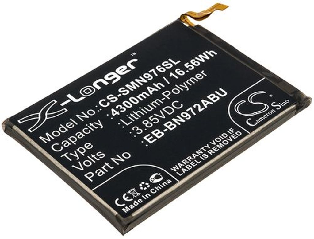 Batteri til Samsung EB-BN972ABU,GH82-20814A,EB-BN972ABUL 4300 mAh