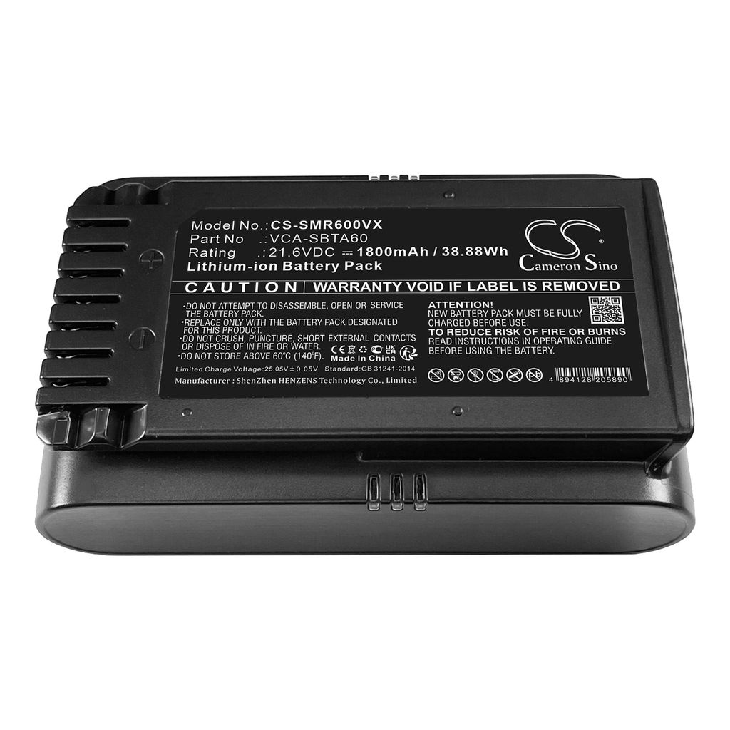 Batteri til Samsung VCA-SBTA60,VCA-SBTA60/XAA 2200 mAh