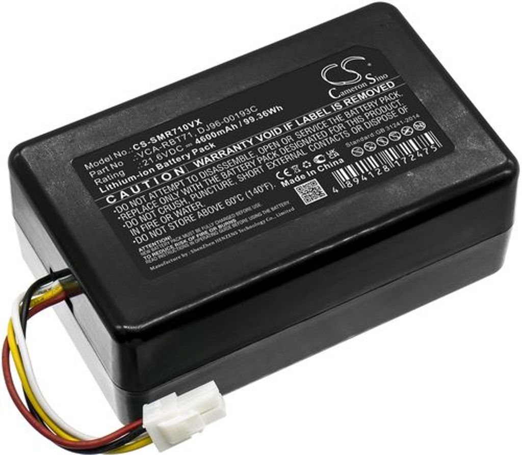 Batteri til Samsung VCA-RBT71,DJ96-00193C,DJ96-00202A 4600 mAh