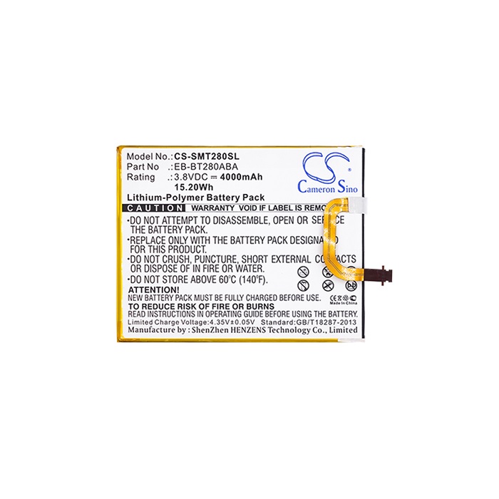 Batteri til Samsung EB-BT280ABA,EB-BT280ABE,GH43-04588A 4000 mAh