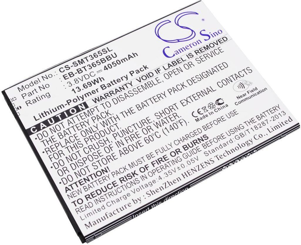 Batteri til Samsung EB-BT365BBU,EB-BT365BBC,EB-BT365BBUBUS,GH43-04317A,EB-BT365BBE 4050 mAh