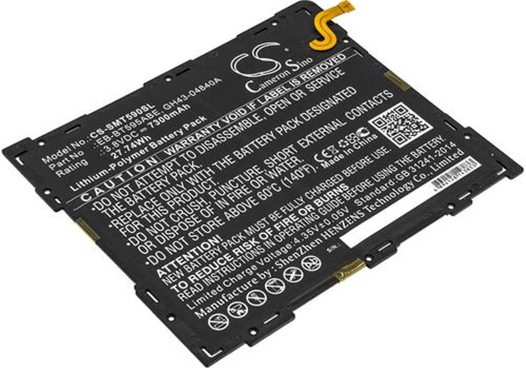 Batteri til Samsung EB-BT595ABE,GH43-04840A 7300 mAh