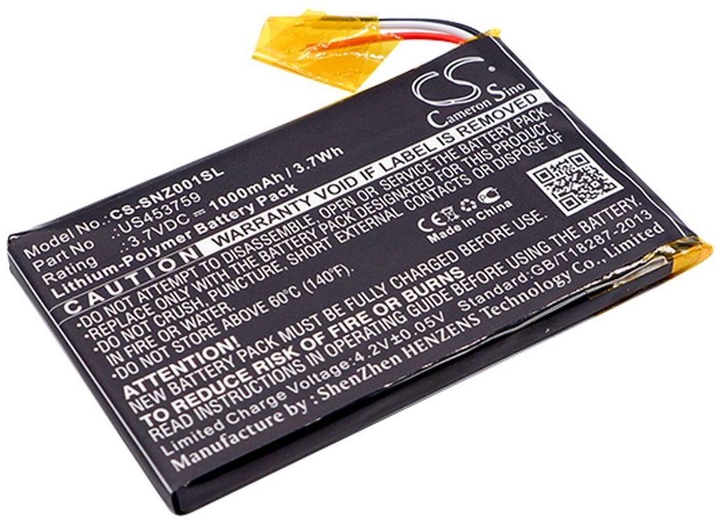 Batteri til Sony US453759 1000 mAh