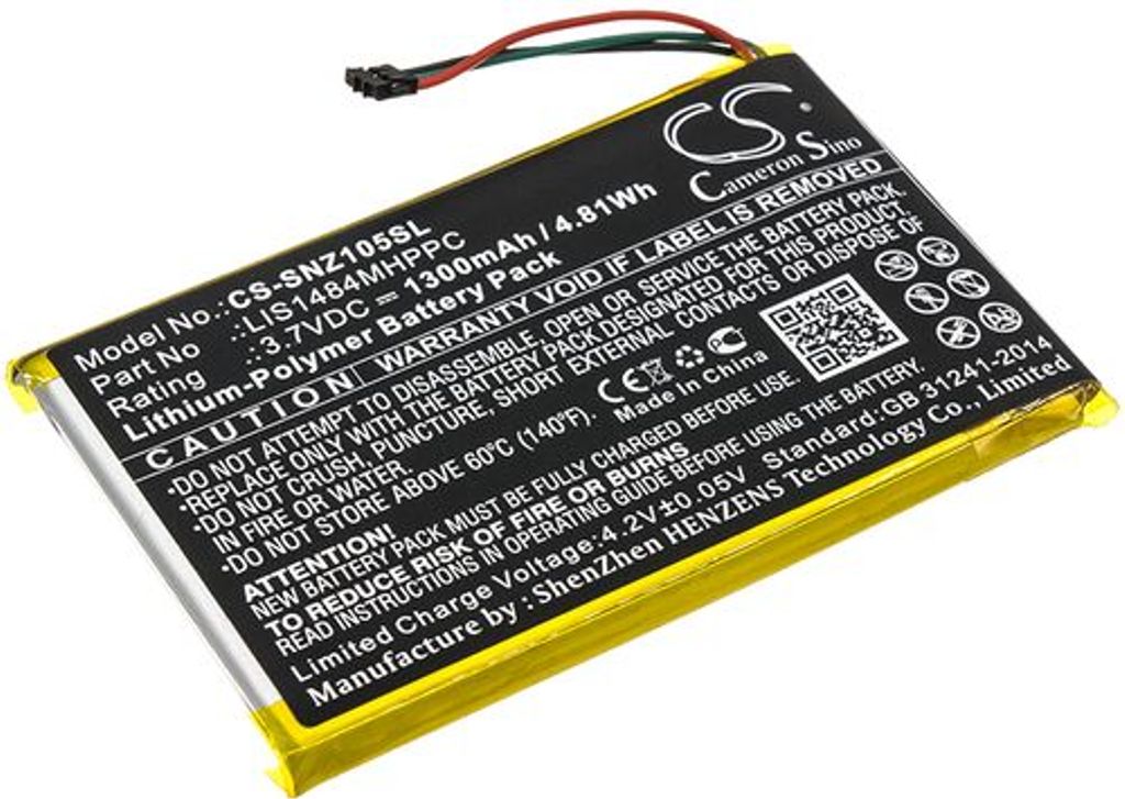 Batteri til Sony LIS1484MHPPC 1300 mAh