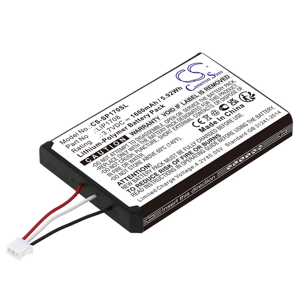 Batteri til Sony LIP1708 1600 mAh