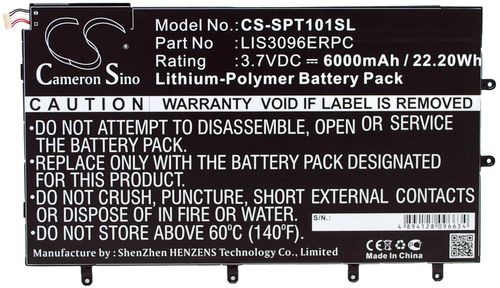 Batteri til Sony LIS3096ERPC 6000 mAh