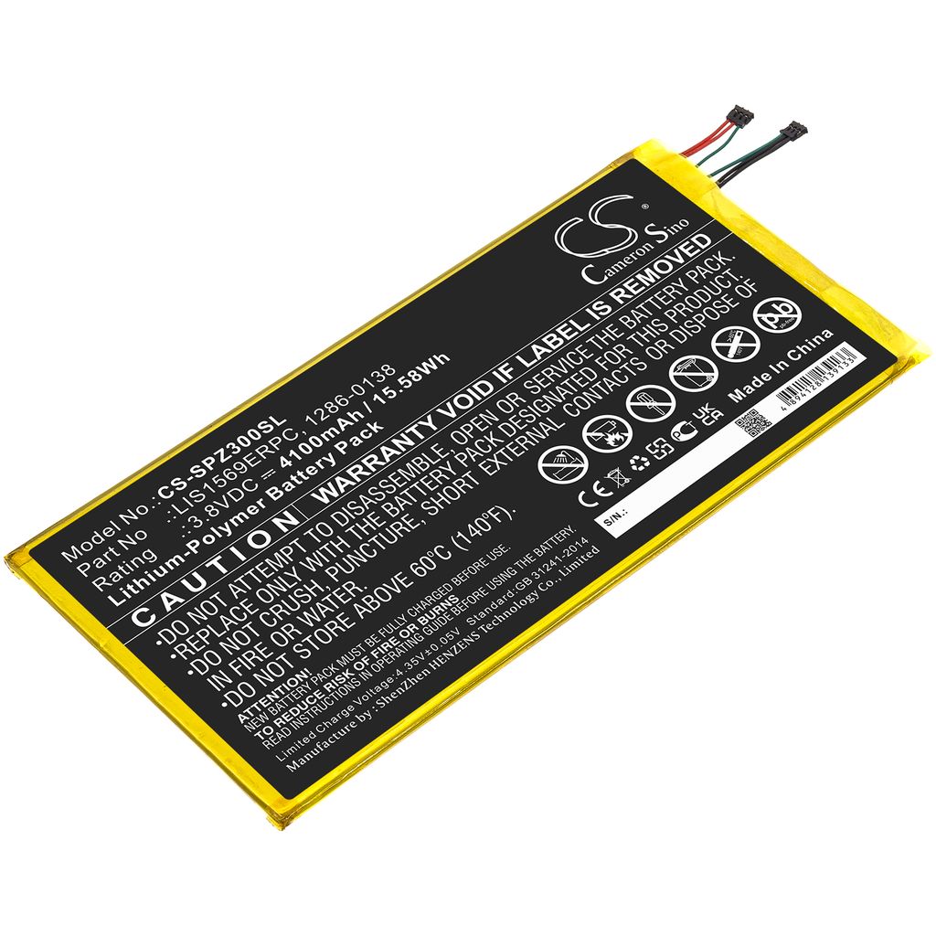 Batteri til Sony LIS1569ERPC,1286-0138 4100 mAh
