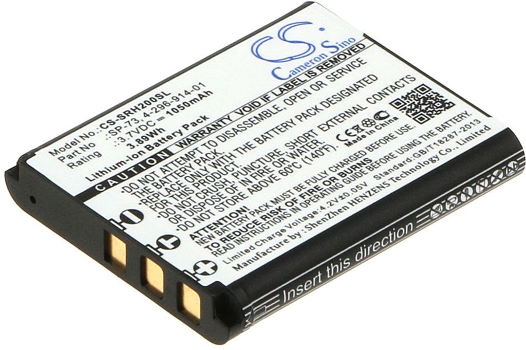 Batteri til Sony 4-296-914-01,SP73,SP-73,LIS1580HNPC 1050 mAh