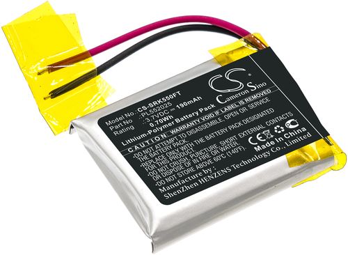 Batteri til Shark PL552025 190 mAh