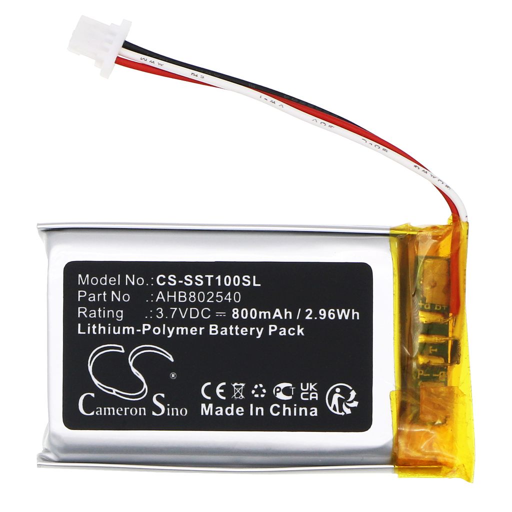 Batteri til Sena AHB802540 800 mAh