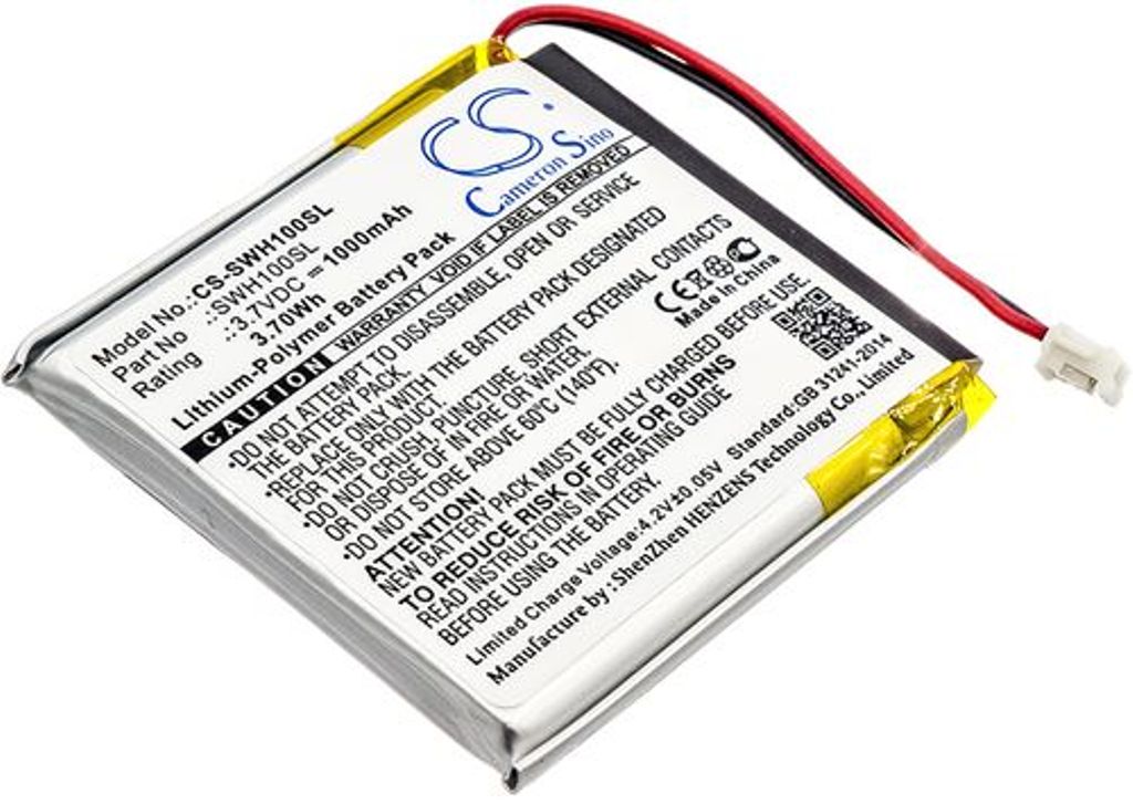 Batteri til Sony 1588-0911,LIS1662HNPC,SM-03,SP 624038 1000 mAh
