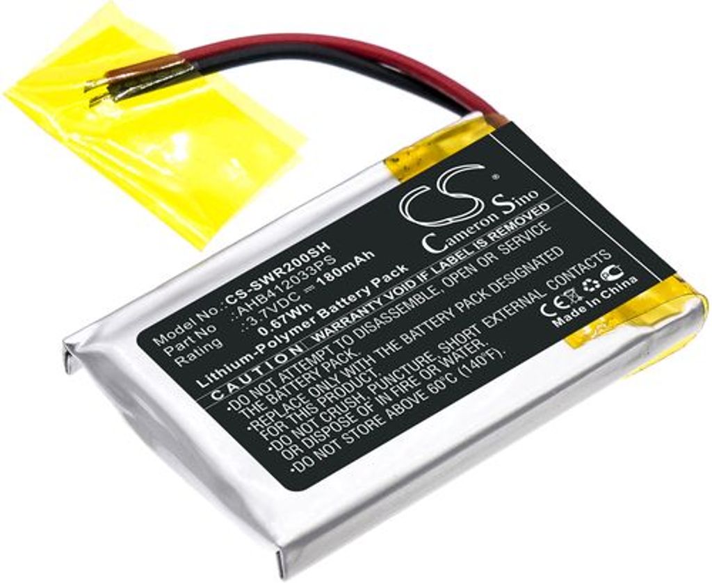 Batteri til Sony AHB412033PS 180 mAh