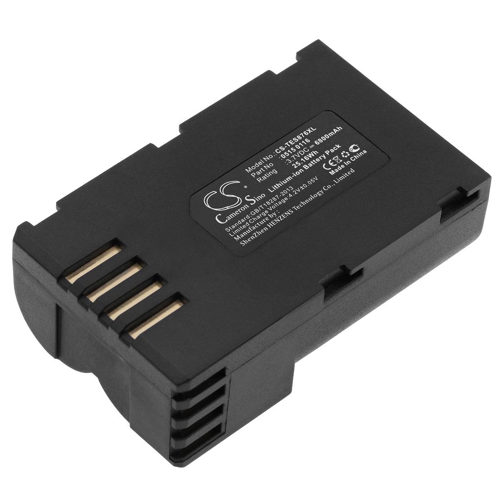 Batteri til Testo 0515 0116,0554 8852 6800 mAh