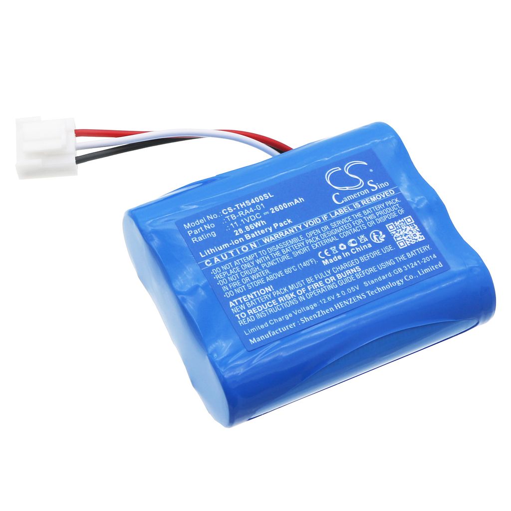 Batteri til Therabody TB-RA4-01,01WQ0087-03 2600 mAh