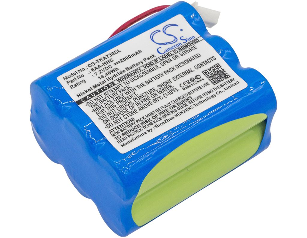 Batteri til TDK 6AA-HHC 2000 mAh
