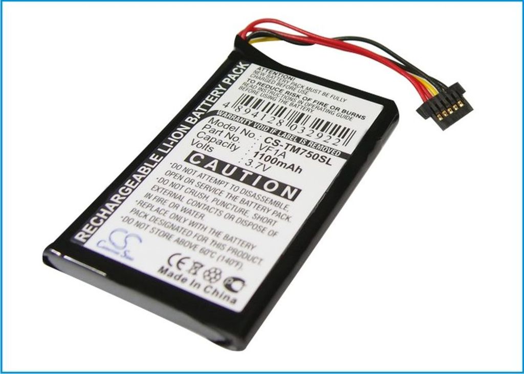 Batteri til TomTom VF1A,AHL03711012,HM9440232488 1100 mAh