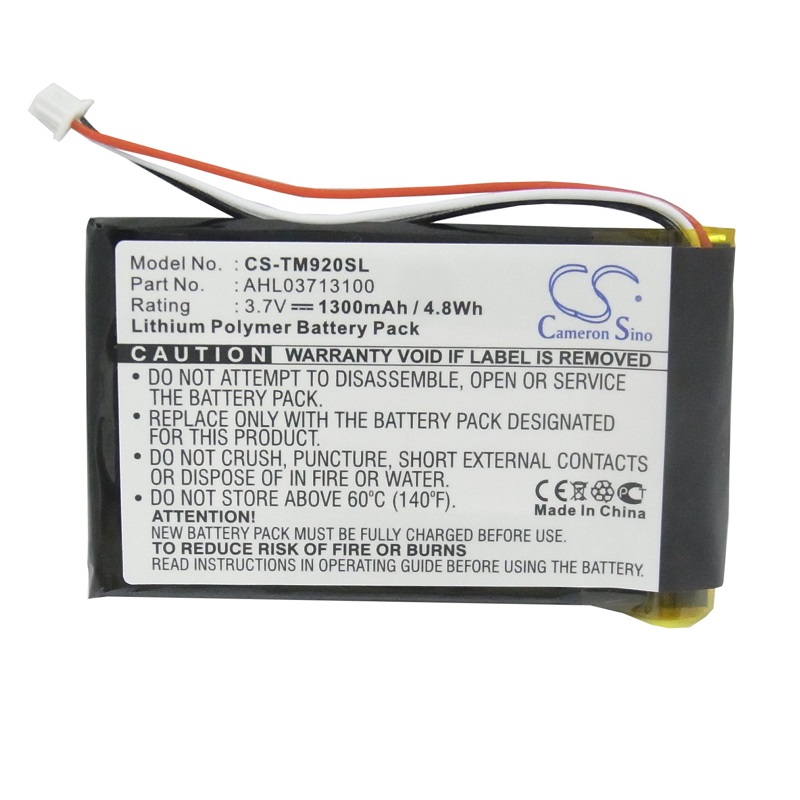 Batteri til TomTom AHL03713100 1300 mAh