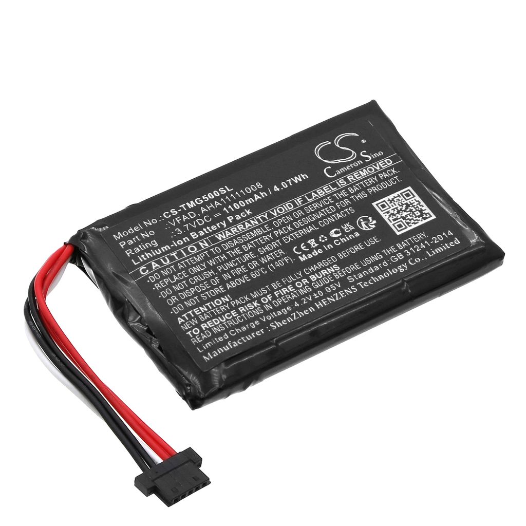 Batteri til TomTom AHA11111008,VF6P,VFAD 1100 mAh