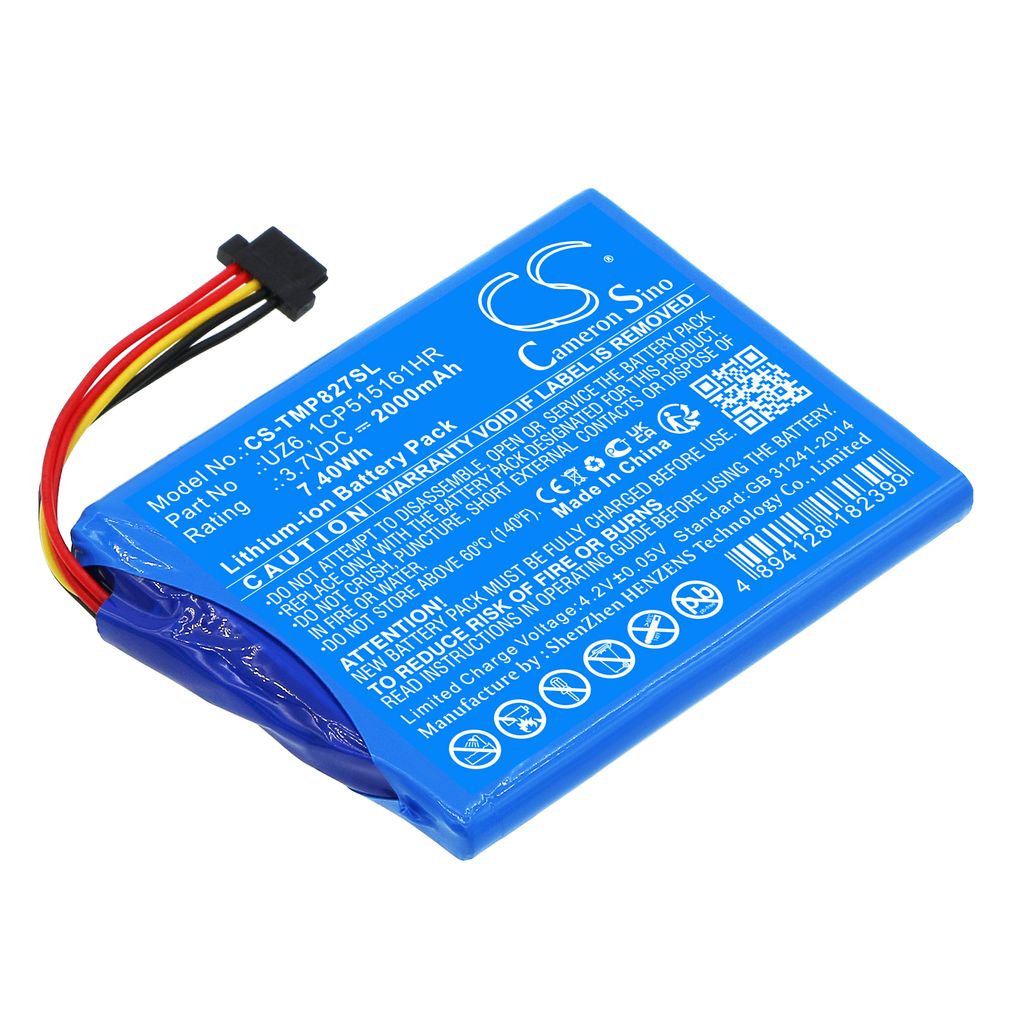 Batteri til TomTom UZ6,1CP515161HR 2000 mAh
