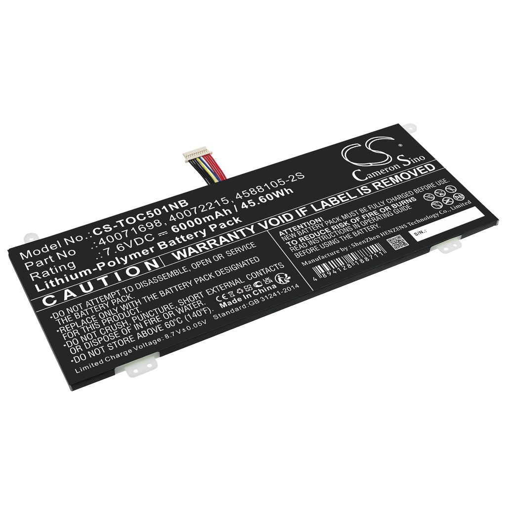 Batteri til Medion 4588105-2S,40071698,40072215 6000 mAh