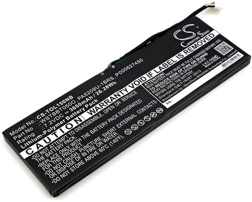 Batteri til Toshiba PA5209U-1BRS,WSTBBT050O,P000627450 3650 mAh