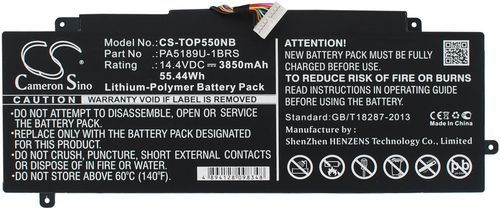 Batteri til Toshiba PA5189U-1BRS,P000602690 3850 mAh