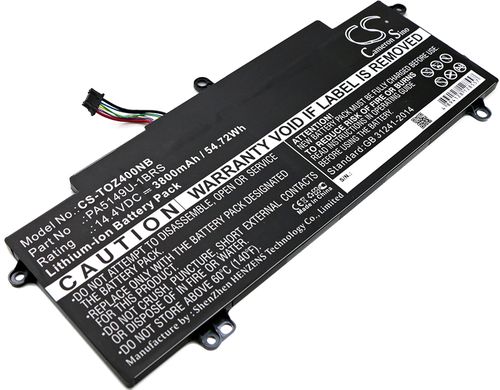 Batteri til Toshiba PA5149U-1BRS 3800 mAh